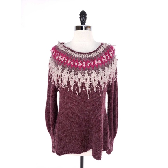 Free People Baltic Fairisle Boat Neck Sweater - Picture 2 of 8